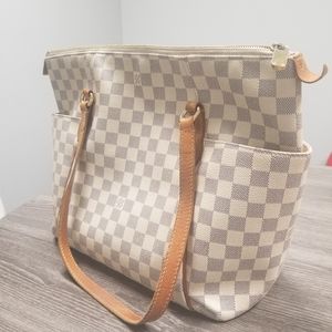 Authentic Louis Vuitton Damier Azur Totally MM